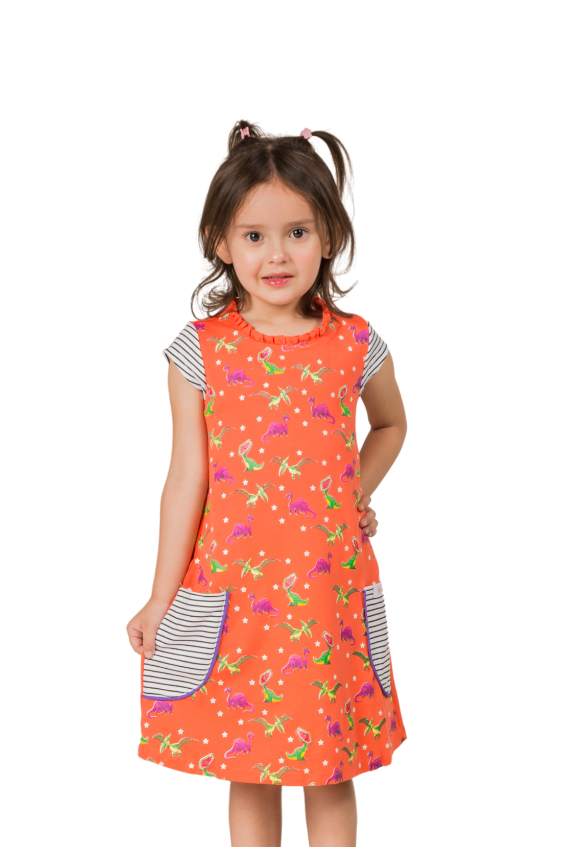 Dino Coral Dress Original STEM and Non-Sterotypical design