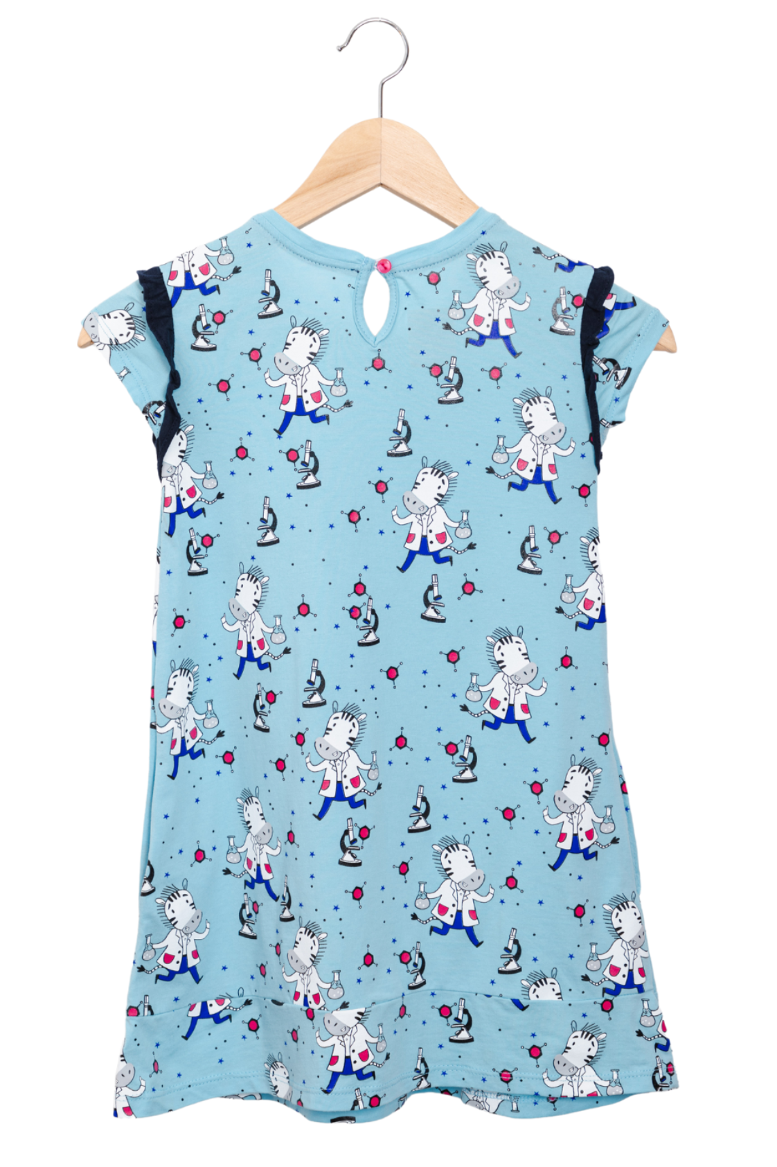 Girls STEM Zebra Science Dress with Pockets | PrismaKiddos Girls STEM Zebra Science Dress with Pockets | PrismaKiddos